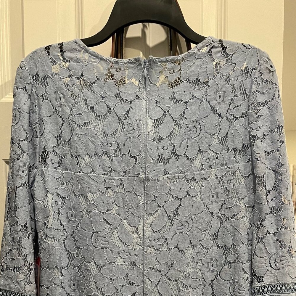 Vince Camuto Lace A-Line Long Sleeve Dress - Picture 3 of 4